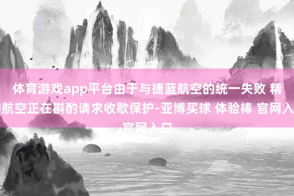 体育游戏app平台由于与捷蓝航空的统一失败 精神航空正在斟酌请求收歇保护-亚博买球 体验棒 官网入口