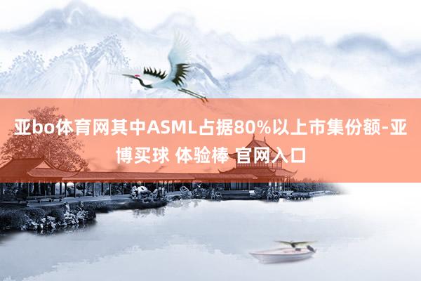 亚bo体育网其中ASML占据80%以上市集份额-亚博买球 体验棒 官网入口