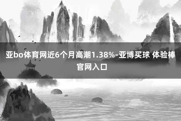 亚bo体育网近6个月高潮1.38%-亚博买球 体验棒 官网入口