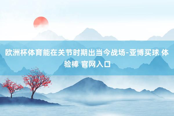 欧洲杯体育能在关节时期出当今战场-亚博买球 体验棒 官网入口